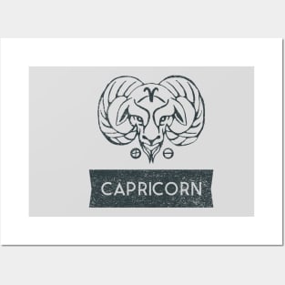 capricorn zodiac sign test Posters and Art